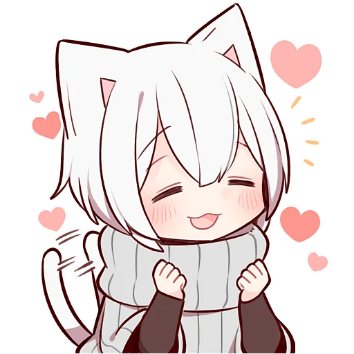 🥰 Стикер «Усталый котенок» для Telegram