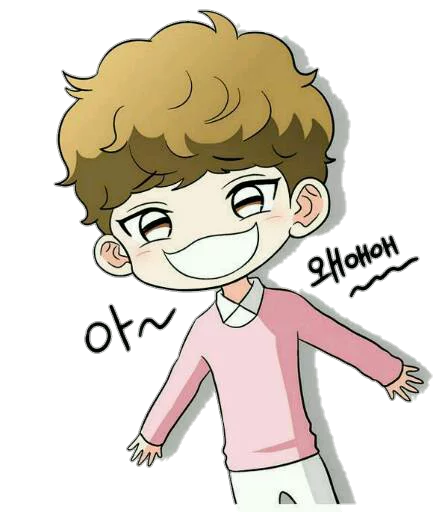 😄 Стикер «EXO Chen» для Telegram