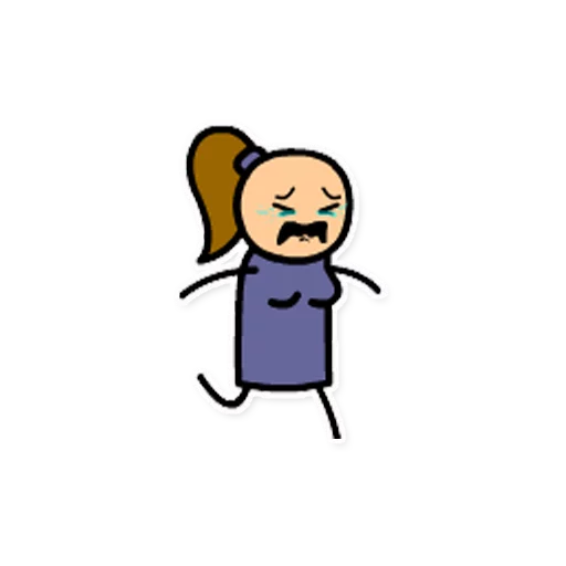 😭 Стикер «Cyanide and Happiness» для Telegram