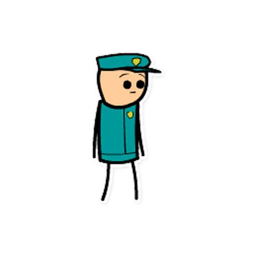 👮 Стикер «Cyanide and Happiness» для Telegram