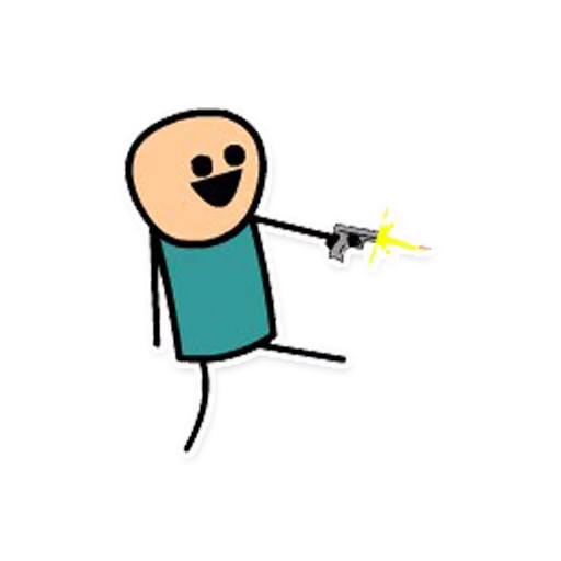 🔫 Стикер «Cyanide and Happiness» для Telegram