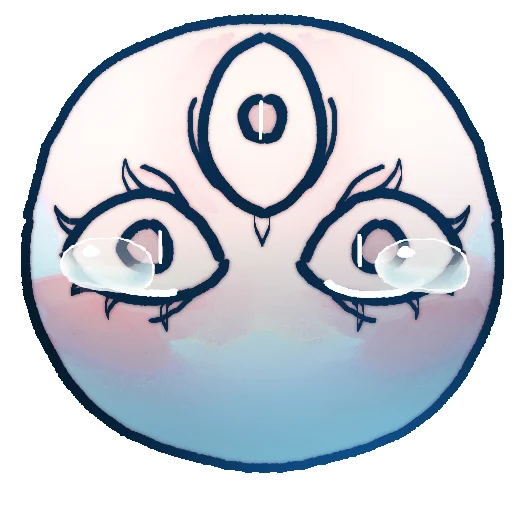 🧠 Стикер «Eye guy» для Telegram