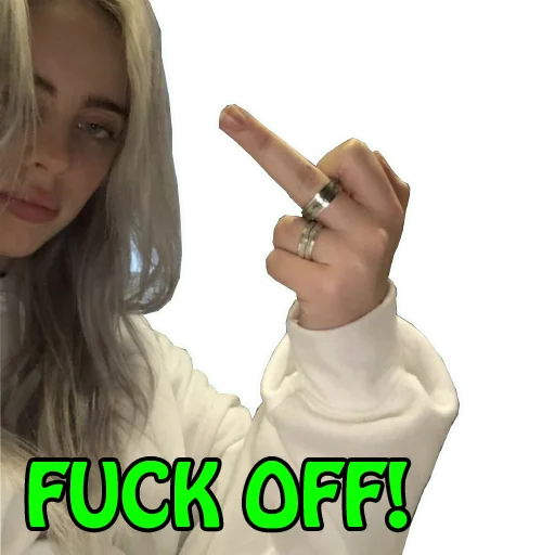 🖕 Стикер «Billie?» для Telegram