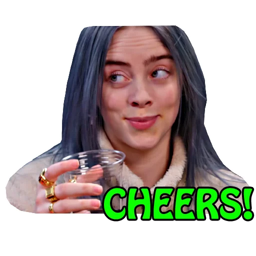 🥳 Стикер «Billie?» для Telegram