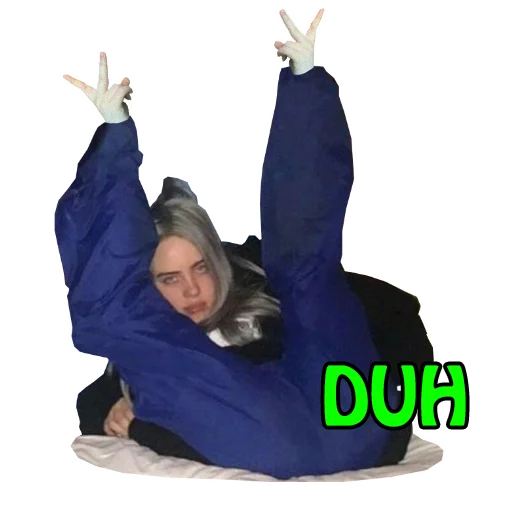 ✌️ Стикер «Billie?» для Telegram