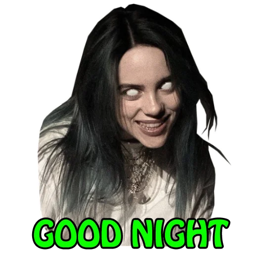 🌚 Стикер «Billie?» для Telegram