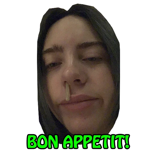 🍽 Стикер «Billie?» для Telegram