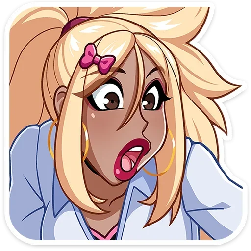 😧 Стикер «Эцуко без надписей» для Telegram