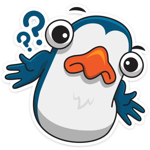🤨 Стикер «Пингвин Изи» для Telegram