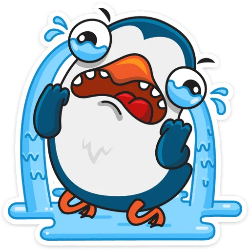 😭 Стикер «Пингвин Изи» для Telegram