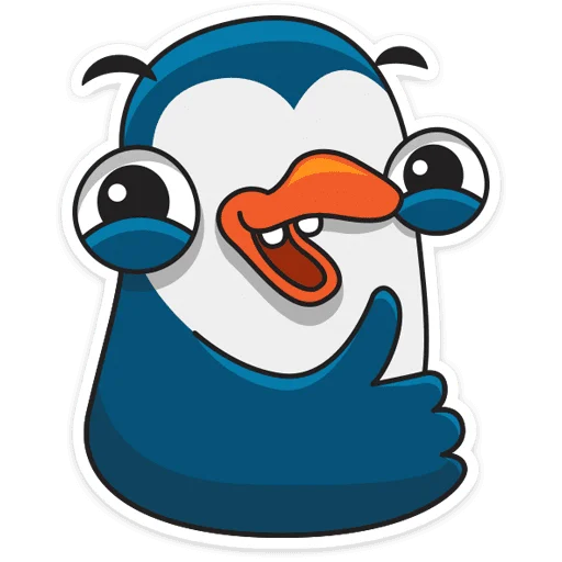 👍 Стикер «Пингвин Изи» для Telegram