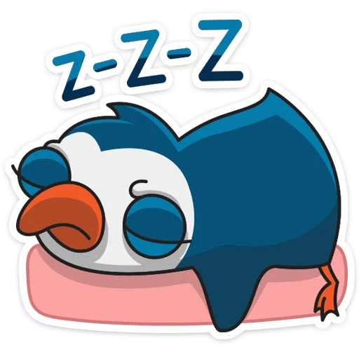 😴 Стикер «Пингвин Изи» для Telegram