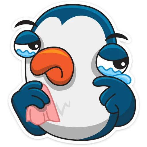 😢 Стикер «Пингвин Изи» для Telegram