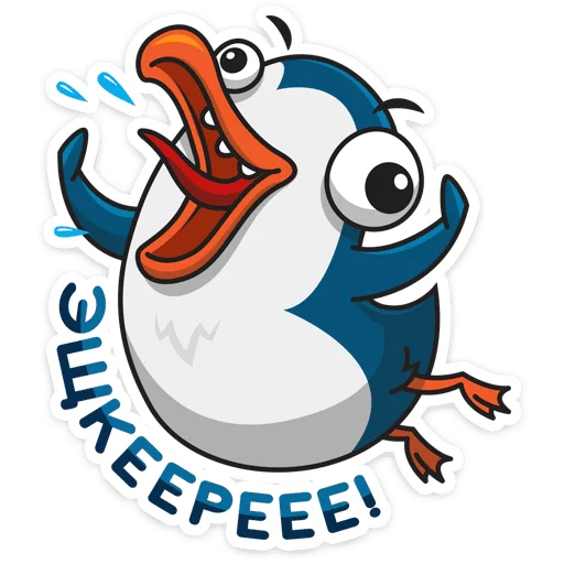 🤪 Стикер «Пингвин Изи» для Telegram
