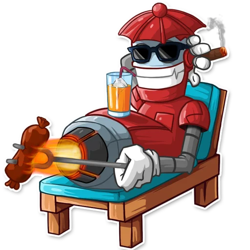 🏖 Стикер «f4st_bot» для Telegram