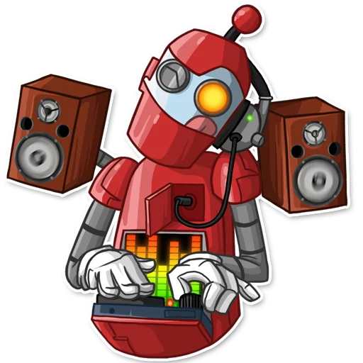 🎧 Стикер «f4st_bot» для Telegram