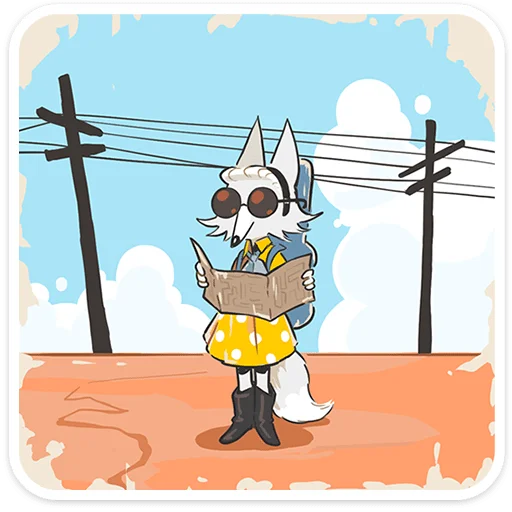 😎 Стикер «Амели» для Telegram