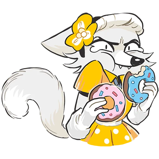 🍩 Стикер «Амели Без Текста» для Telegram