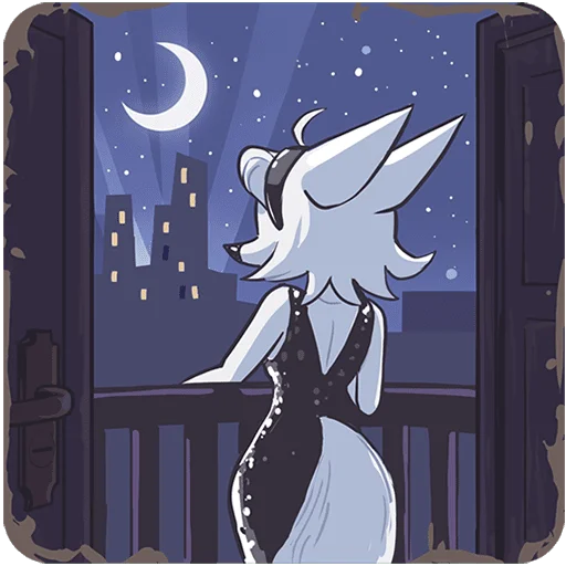 🌌 Стикер «Амели Без Текста» для Telegram