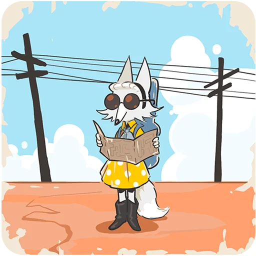 🗺 Стикер «Амели Без Текста» для Telegram