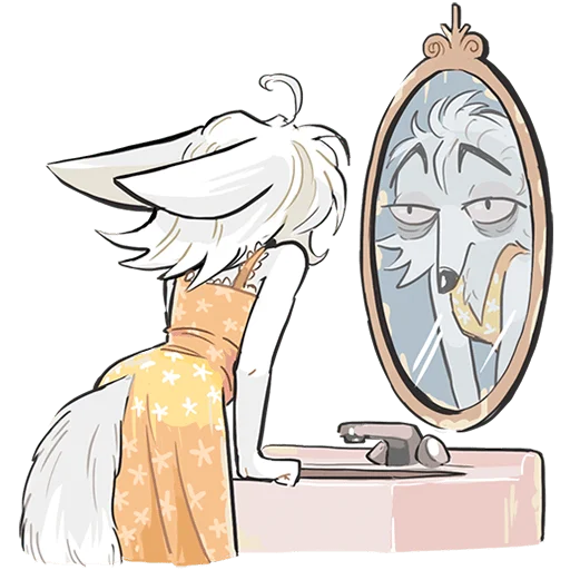 🪞 Стикер «Амели Без Текста» для Telegram