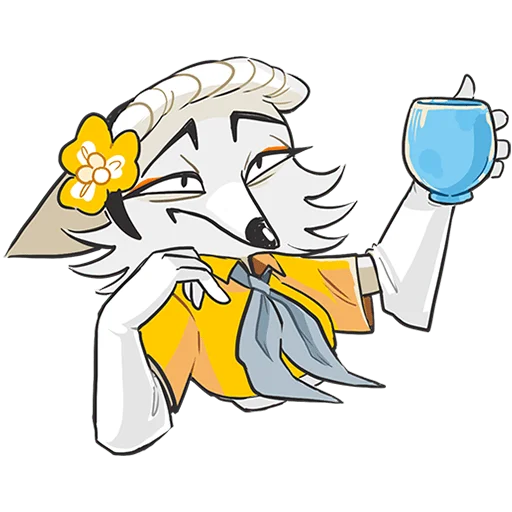 ☕️ Стикер «Амели Без Текста» для Telegram