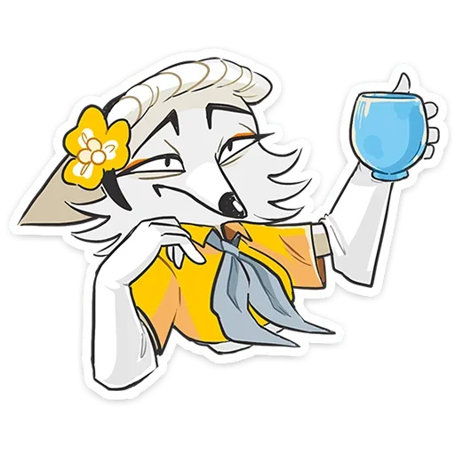 ☕️ Стикер «Амели» для Telegram