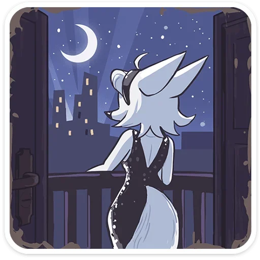 🌌 Стикер «Амели» для Telegram