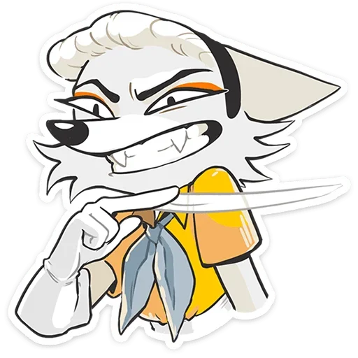 😈 Стикер «Амели» для Telegram
