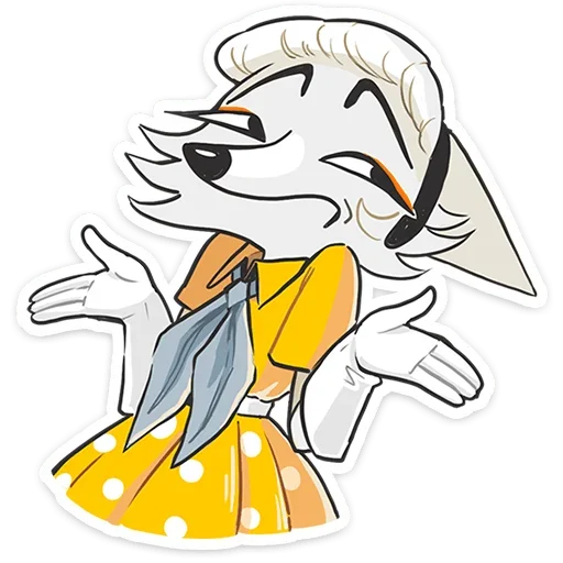 🤷‍♀️ Стикер «Амели» для Telegram
