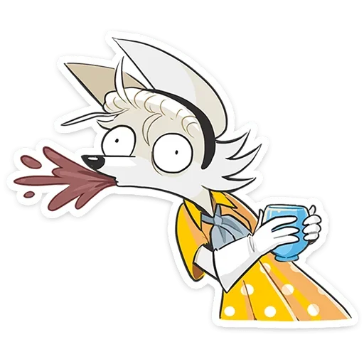 😱 Стикер «Амели» для Telegram