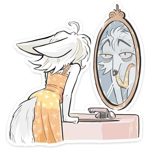 🪞 Стикер «Амели» для Telegram
