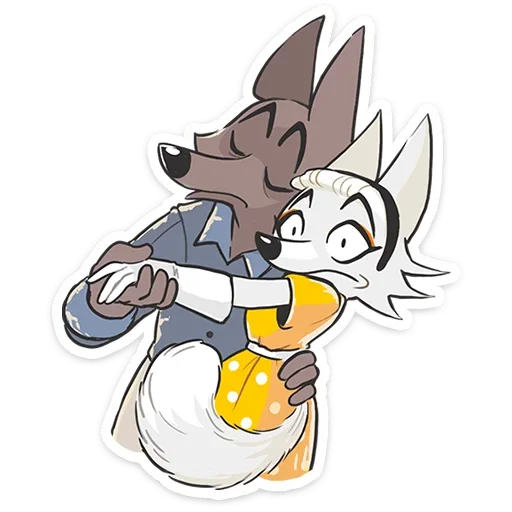 👯‍♀️ Стикер «Амели» для Telegram