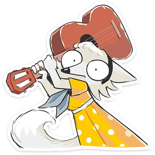 🎸 Стикер «Амели» для Telegram