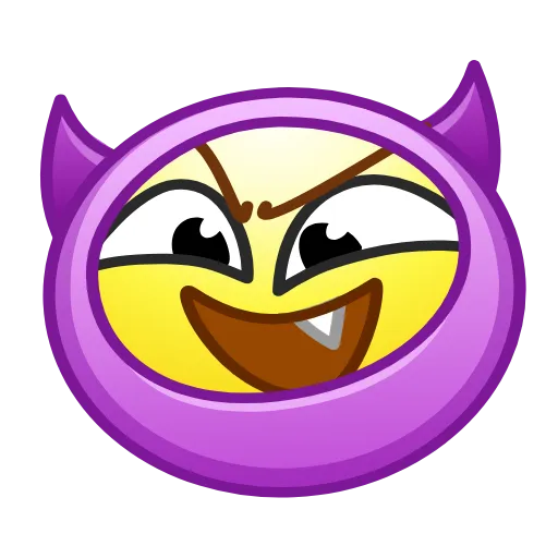 😈 Стикер «Faces Smiles» для Telegram