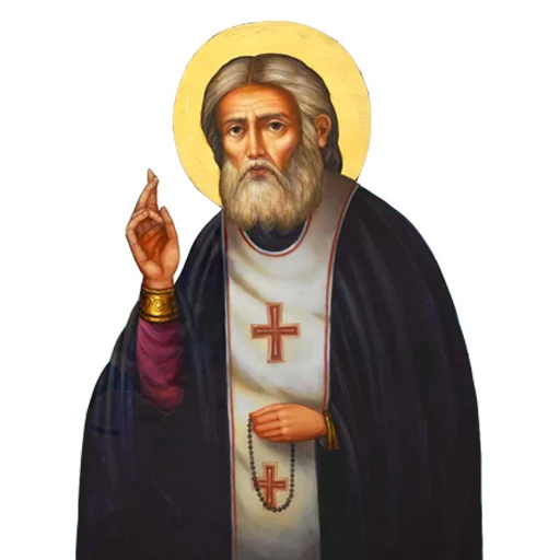 ☝ Стикер «Faces of the saints» для Telegram