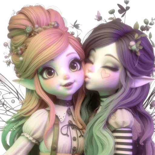 😘 Стикер «Феи любви 2» для Telegram