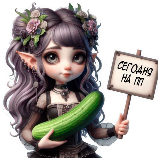 🍆 Стикер «Феи любви 2» для Telegram