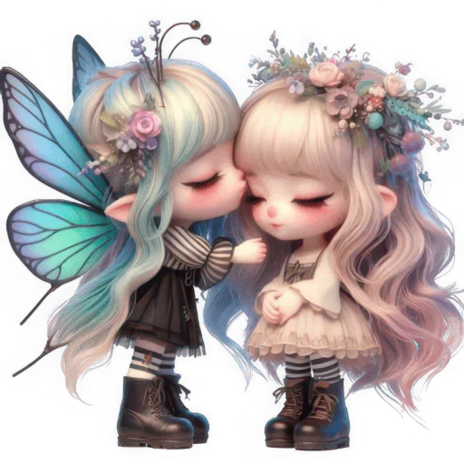 😘 Стикер «Феи любви 2» для Telegram