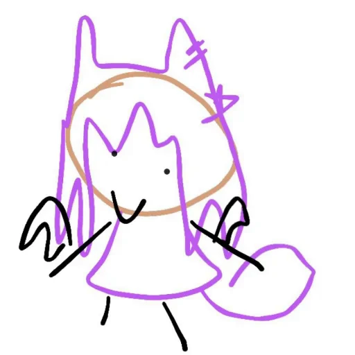 💜 Стикер «Faity fox» для Telegram