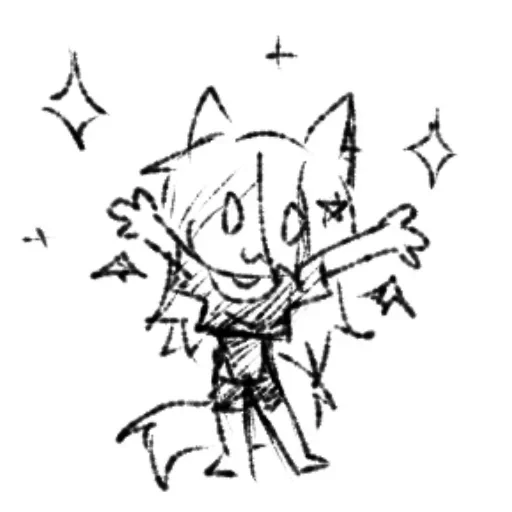 🤩 Стикер «Faity fox» для Telegram