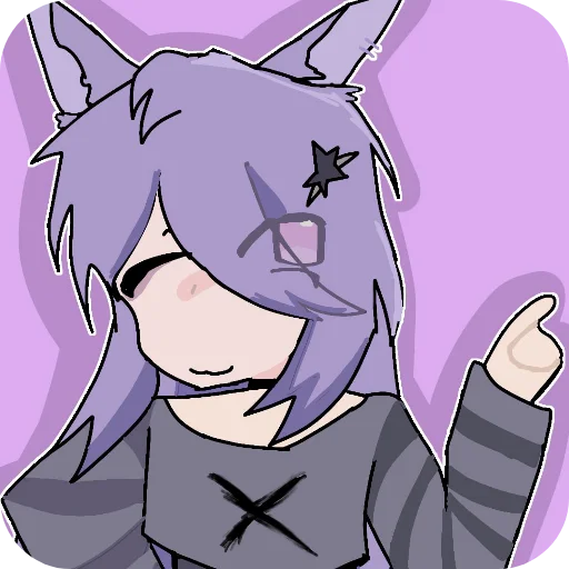 💜 Стикер «Faity fox» для Telegram