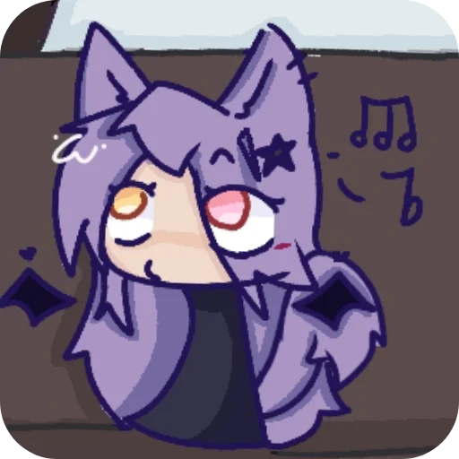 💜 Стикер «Faity fox» для Telegram