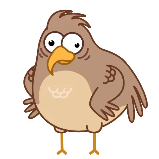 🤦‍♂️ Стикер «Sharp eyed Falcon» для Telegram