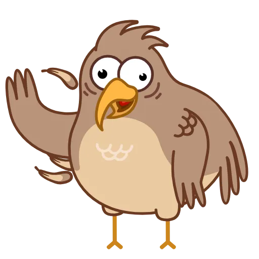 👋 Стикер «Sharp eyed Falcon» для Telegram