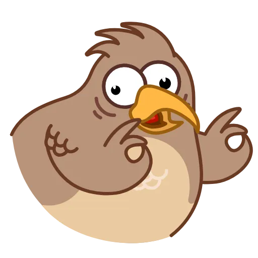 👌 Стикер «Sharp eyed Falcon» для Telegram