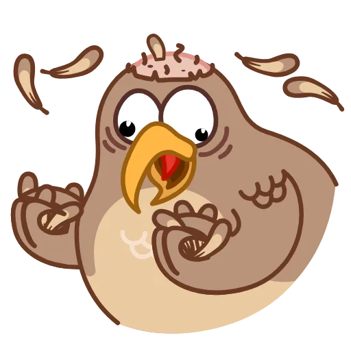 😨 Стикер «Sharp eyed Falcon» для Telegram