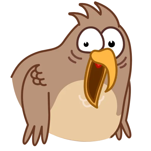 😳 Стикер «Sharp eyed Falcon» для Telegram