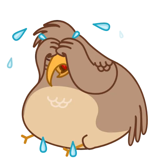 😭 Стикер «Sharp eyed Falcon» для Telegram