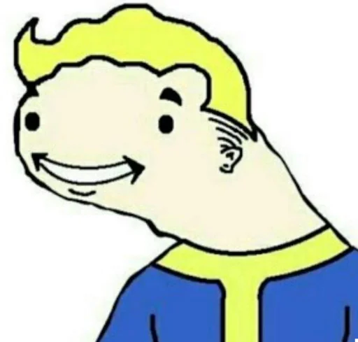 🤪 Стикер «Fallout Vault Boy» для Telegram